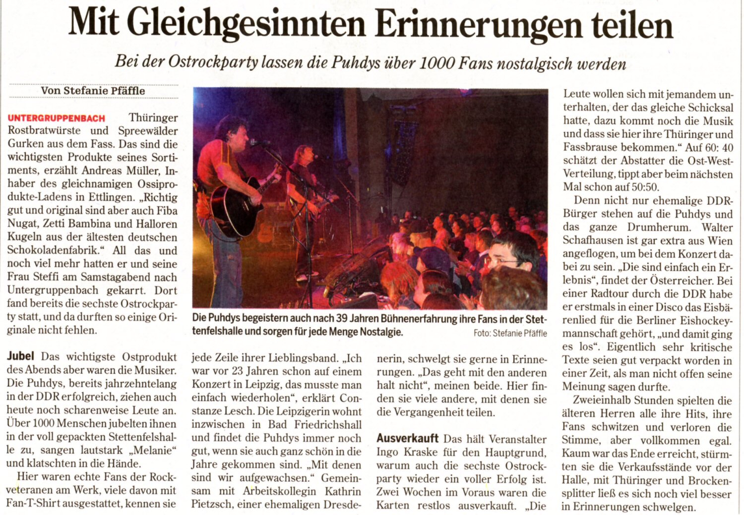 Heilbronner Stimme 13.10.2008