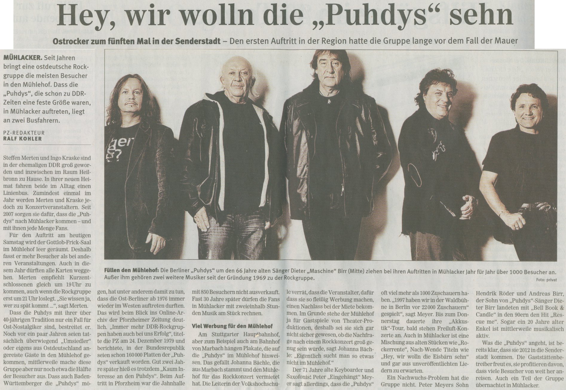 Pforzheimer Zeitung - 09.04.2011